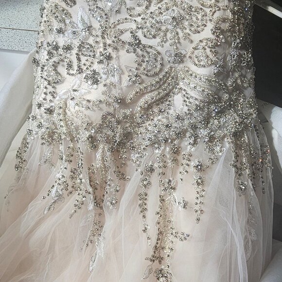 Aline Drop Waist Wedding dress - Picture 3 of 5